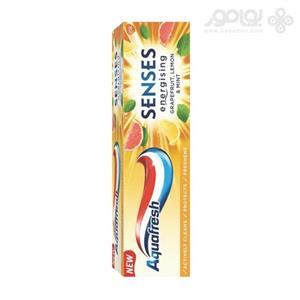 خمیر دندان آکوا فرش سری Senses مدل energising  حجم 75 میلی لیتر