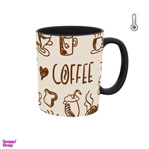 ماگ حرارتی طرح فانتزی قهوه coffee