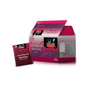 چایی سیاه کیسه ایی گلها - 40 گرم بسته 20 عددی