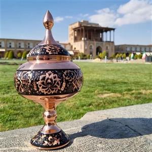 شکلات خوری مسی مدل الماس تراش -