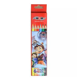 مداد رنگی 6 رنگ ام جی ام مدل Boy