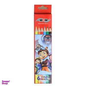 مداد رنگی 6 رنگ ام جی ام مدل Boy