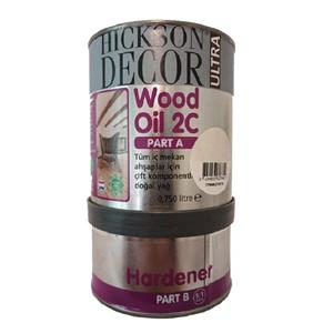 روغن گیاهی چوب دو جزیی سبز هیکسون دکور مدل 2C.GR حجم 900 میلی لیتر