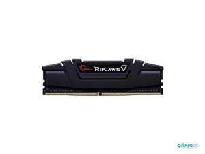 رم دسکتاپ DDR4 دو کاناله 3200 مگاهرتز CL16 جی اسکیل مدل RIPJAWS V ظرفیت 16 گیگابایت G.SKILL RIPJAWS V DDR4 3200MHz CL16 Single Channel Desktop RAM - 16GB