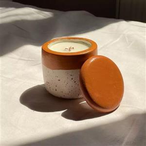 شمع مدل معطر  گیاهی
