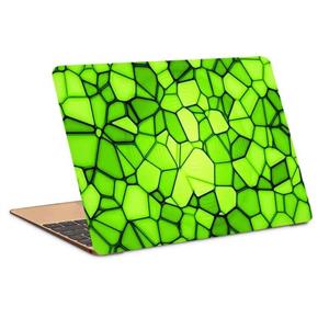 استیکر لپ تاپ طرح squares triangles greenکد P-965مناسب برای 15.6 اینچ 