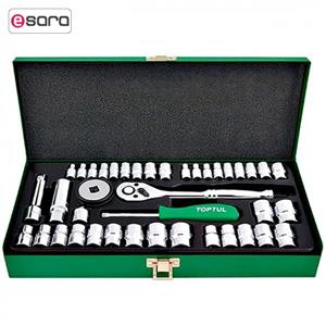 جعبه بکس 40 پارچه 1/4 و 3/8 تاپ تول GCAD4002