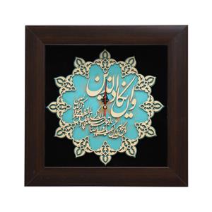 ساعت دیواری معرق کاری مدل وان یکاد
