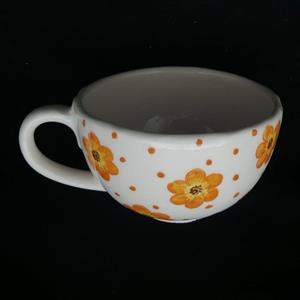 فنجان سرامیکی هیوا سرامیک طرح آفتابگران 2 کد 8084988