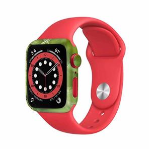 برچسب ماهوت طرح Green-Crystal-Marble مناسب برای اپل واچ Watch 6 44mm MAHOOT Green-Crystal-Marble Cover Sticker for Apple Watch Watch 6 44mm