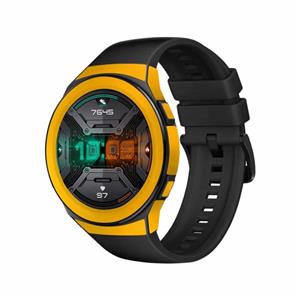 برچسب ماهوت طرح Matte-Deep-Mustard مناسب برای ساعت هوشمند هوآوی Watch GT 2e