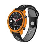 برچسب ماهوت طرح Matte-Orange مناسب برای ساعت هوشمند شیائومی Amazfit GTR 47mm