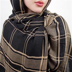شال زنانه مدل خط دار