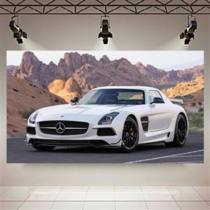 پوستر طرح ماشین مدل مرسدس بنز AMG SLS Black series کد AR13270