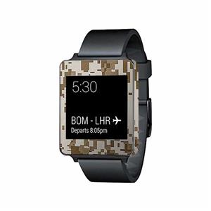 برچسب ماهوت طرح Army-Desert-Pixel مناسب برای ساعت هوشمند ال جی G Watch 