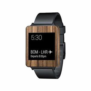 برچسب ماهوت طرح Light-Walnut-Wood مناسب برای ساعت هوشمند ال جی G Watch 