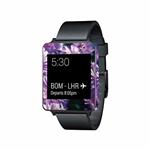 برچسب ماهوت طرح Purple-Flower مناسب برای ساعت هوشمند ال جی G Watch
