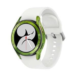 برچسب ماهوت طرح Green Crystal Marble مناسب برای ساعت هوشمند سامسونگ Watch4 40mm 