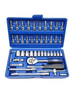 مجموعه 45 عددی آچار و سری بکس باس مدل p46