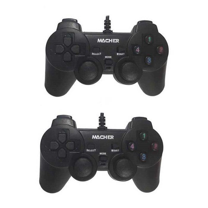 دسته بازی شوک دار برند مچر مدل Macher MR-58 دو عددی