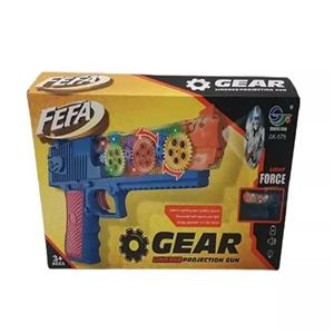 تفنگ بازی مدل کلت چرخ دنده ای FEFA GEAR