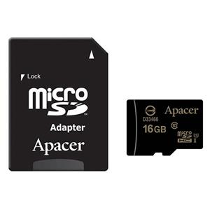 کارت حافظه microSDHC اپیسر مدل D33466 کلاس 10 استاندارد UHS-I U1 سرعت 45MBps ظرفیت 16 گیگابایت