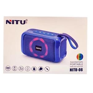 اسپیکر بلوتوثی قابل حمل نیتو مدل Nitu-06 