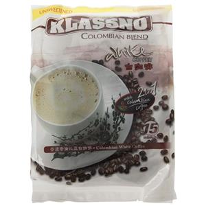 بسته ساشه قهوه سفید کلاسنو مدل Colombian Blend 2in1 Klassno Colombian Blend 2in1 White Coffee Single Serving Sachets