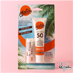 پک کرم ضدآفتاب  40ml spf50 و بالم ضدآفتاب  5ml spf30مالیبو