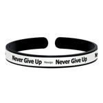 دستبند ناکسیگو طرح Never Give Up مدل BR5463