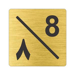 تابلو نشانگر طرح پلاک واحد شماره 8 مدل NR-132