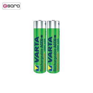 باتری نیم قلمی قابل شارژ وارتا مدل 1000mAh بسته 2 عددی