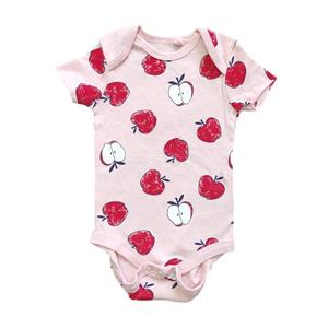 بادی آستین کوتاه نوزادی لوپیلو مدل A0