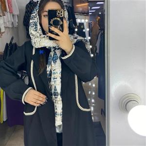 مانتو کتی زنانه مدل یقه انگلیسی