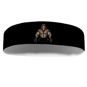 هدبند ورزشی آی تمر مدل شیر بدنساز کد 356