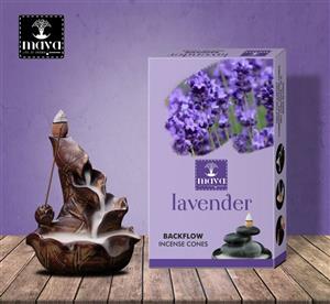 عود مایا مدل آبشاری طرح LAVENDER