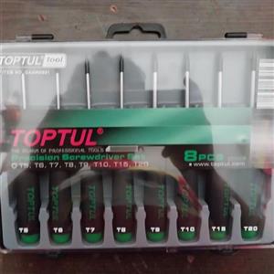 جعبه پیچ گوشتی موبایلی 8 عددی تاپ  تول