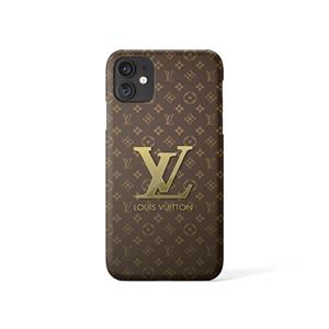 کاور لویی ویتون مدل چرم طرح شطرنجی مناسب برای گوشی موبایل اپل IPHONE 11