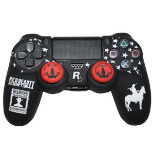 محافظ دسته پلی استیشن ۴ مدل red dead D90 به همراه روکش آنالوگ