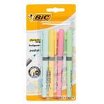 ماژیک علامت گذار بیک مدل bic pastel highlighter بسته 4 عددی