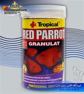 غذای ماهی تروپیکال مدل Red Parrot Granulat وزن 100 گرم Tropical Fish Food 100g 