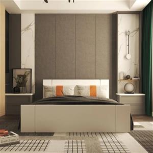 تخت خواب دو نفره اعیان مدل FH319 سایز 160x200 سانتی متر