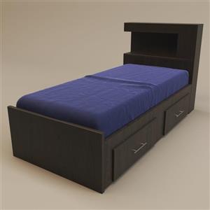 تخت خواب یکنفره اعیان مدل FH302 سایز 90x200 سانتی متر کن مدل 401256