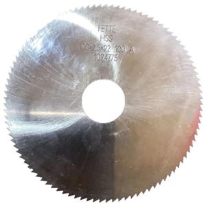 تیغ فرز اره فته مدل HSS A100 سایز 100 میلیمتر