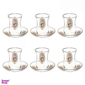 سرویس چای خوری 12 پارچه مدل سلطنتی
