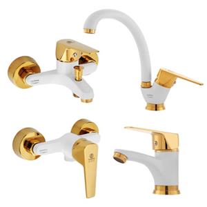 ست شیرآلات نایریکا مدل آروین کد 02 مجموعه 4 عددی