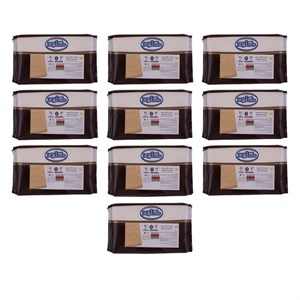 شکلات تخته ای لوکس سفید گلرود - 1 کیلوگرم بسته 10 عددی