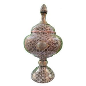 شکلات خوری خاتم کاری مدل پایه دار کد 001 -