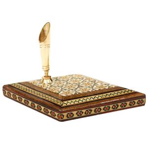 قلمدان خاتم کاری مدل Diomond لوزی طرح تمام خاتم -