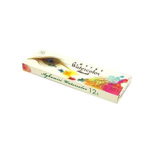 آبرنگ 12 رنگ آقامیری مدل colerful کدW_120
